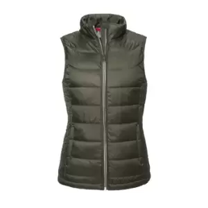 Russell Womens/Ladies Nano Padded Bodywarmer (M) (Dark Olive)