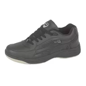 Dek Mens Orleans Fuller Fitting Trainers (8 UK) (Black)