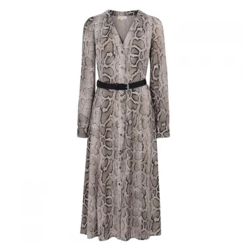 Michael Kors Kate Snake Midi Dress - Dune 223