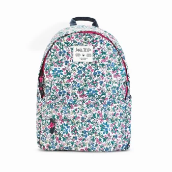 Jack Wills Claremont Backpack - White Floral