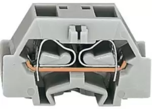 Wago Grey 261 Modular Terminal Block, 28 14 AWG, 500 V