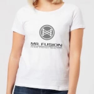 Back To The Future Mr Fusion Womens T-Shirt - White - XL