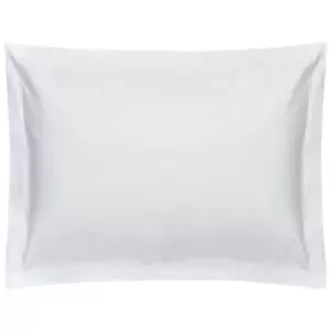 400 Thread Count Egyptian Cotton Oxford Pillowcase (l) (White) - White - Belledorm