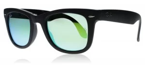 Ray-Ban Folding Sunglasses Matte Black 60694J 50mm