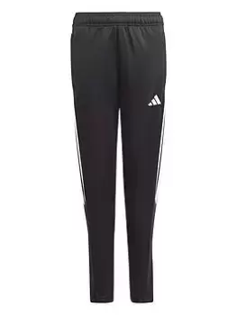 adidas Youth Tiro 23 Pant - Black/White, Size 13-14 Years