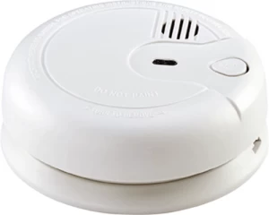 KnightsBridge Ionisation Electric Smoke Alarm 230V Mains / 9V Back up Battery