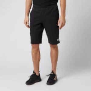 Emporio Armani EA7 Core ID Logo Jersey Shorts Black Size L Men