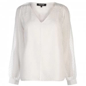 Firetrap Peasant Blouse - Off White