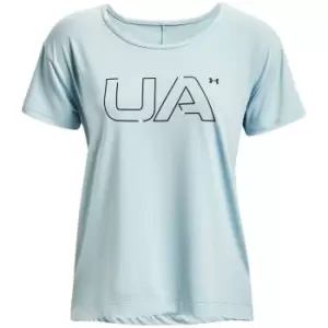 Under Armour Rush Short Sleeve T Shirt Womens - Blue