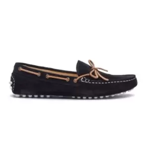 Chatham Aria Ladies driving moccasin - Blue