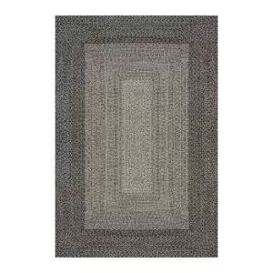 Harbour Lifestyle Hermes Indoor & Outdoor Rug - Honed Slate Grey - 290Cm X 190Cm