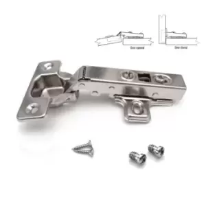 GTV Soft Close Kitchen Clip-on Door Hinge Full Overlay 35mm with Screws 35mm, Pa