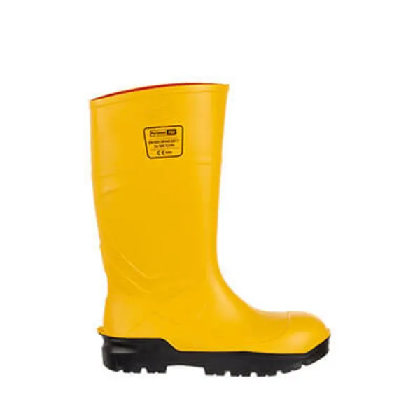 Portwest PU Safety Wellington Boots FD95GNR44 Colour: Green