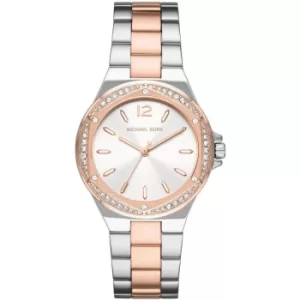 Michael Kors Lennox Three-Hand Two-Tone Stainless Steel Watch