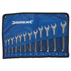 Silverline Combination Spanner Set 12pce 6 - 22mm 633799