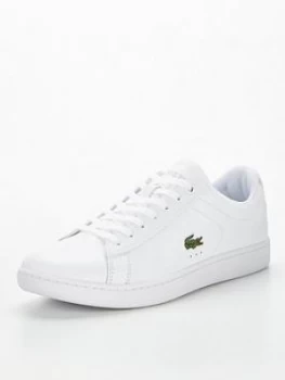 Lacoste Carnaby Bl21 Leather Trainers - White, Size 11, Men