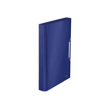 Style A4 Expanding File with 6 Compartments, Titan Blue - Outer Carton of 5