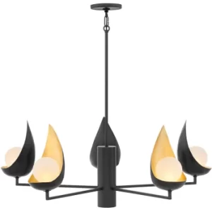 Chandelier Ren Or noir 91,4 Cm