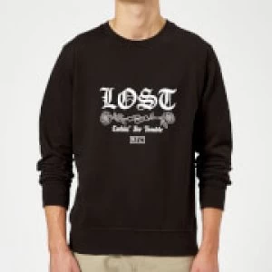 Lost Sweatshirt - Black - 5XL