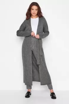 Tall Belted Knitted Maxi Cardigan