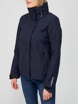 Superdry Hurricane Jacket - Navy, Size 12, Women