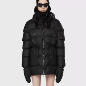 Rains Quilted Shell Puffer Jacket - M