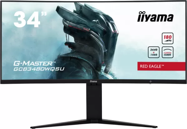 iiyama G-MASTER 34" GCB3480 2K Quad HD Curved Gaming LCD Monitor