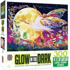 Masterpieces Puzzle Glow in the Dark Moon Fairy Ez Grip Puzzle 300 piece jigsaw puzzle