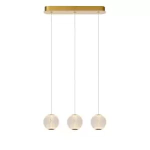 Cintra Modern Bar Pendant Light - LED Dim. - 3x4,7W 2700K - Transparant