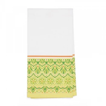 Lemon Henna Tea Towel