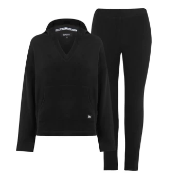 DKNY Cozy Top/Legging Set - Black 001