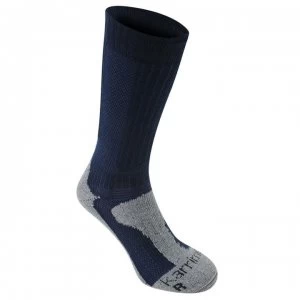 Karrimor Merino Fibre Midweight Walking Socks Ladies - Navy/Grey