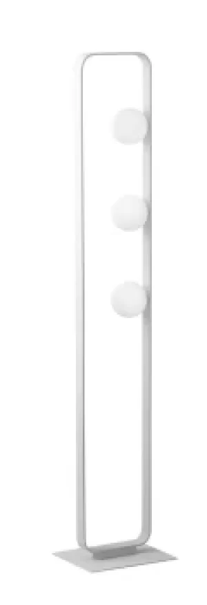 Roxy Globe Floor Lamp, White, G9