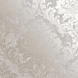 Graham & Brown Superfresco Milan Damask Wallpaper - Taupe