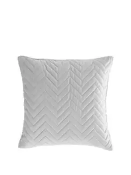 Catherine Lansfield So Soft Velvet Touch Zig Zag Pinsonic Cushion