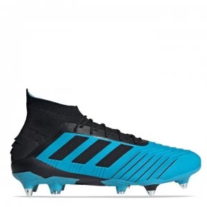 adidas Predator 19.1 Football Boots Soft Ground - Cyan/Black