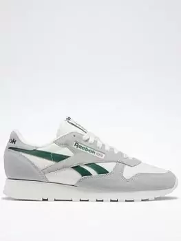 Reebok Classic Leather, Grey/White/Black, size: 12, Male, Trainers, GZ2617
