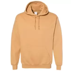 Gildan Heavy Blend Adult Unisex Hooded Sweatshirt / Hoodie (2XL) (Old Gold)