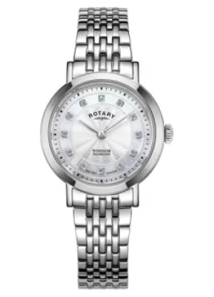 Rotary LB05420/41/D Womens Windsor Diamond-Set Watch