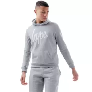 Hype Script Over The Head Hoodie - Grey