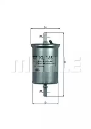 Fuel Filter KL165 78792459 by MAHLE Original