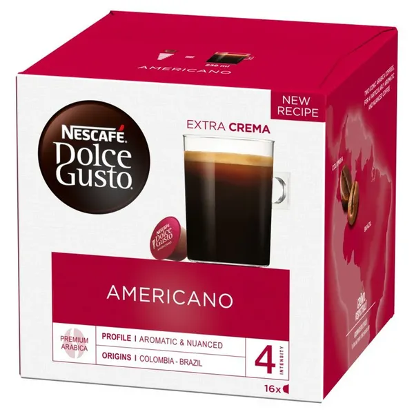 Nescafe Dolce Gusto Americano Coffee 48 Pods