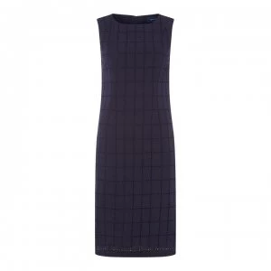 Gant Broderie Dress - 433 EVENING BLU