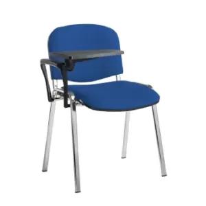 Dams MTO Taurus Meeting Room Stackable Chair with Chrome Frame and Writing Table