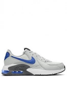 Nike Air Max Excee Trainer - Grey/Blue, Grey/Blue, Size 10, Men