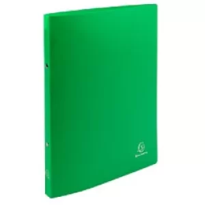 Exacompta Ring Binder Opaque 54193SE Polypropylene A4 15mm 2 ring Light Green Pack of 25