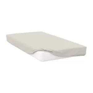 Belledorm Percale Extra Deep Fitted Sheet (King) (Ivory)