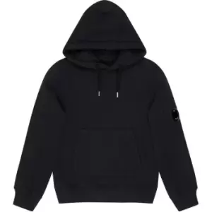 CP COMPANY Boys Lens Arm Oth Hoodie - Black