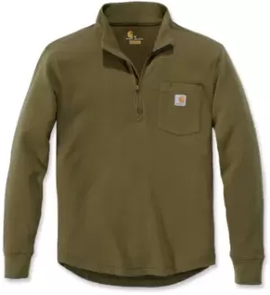 Carhartt Tilden Half Zip Sweatshirt, green, Size 2XL, green, Size 2XL