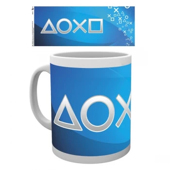 Playstation - Silver Buttons Mug